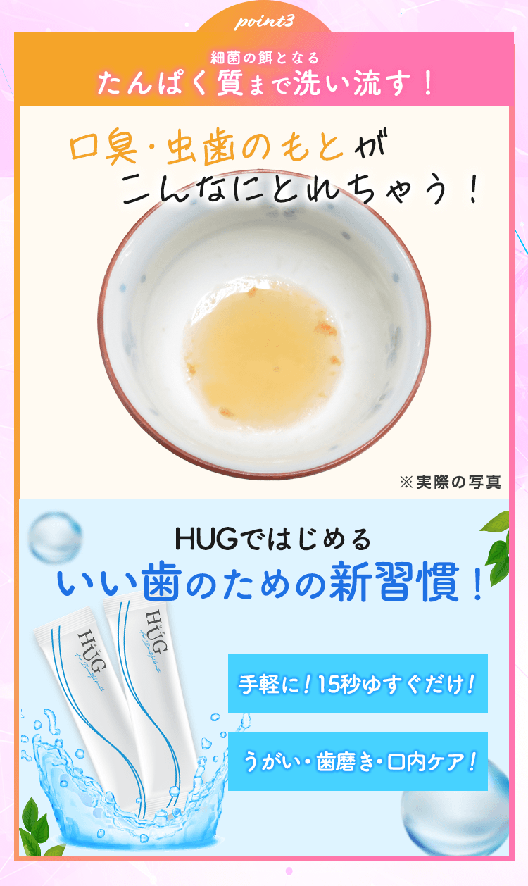 タンパク質まで除去